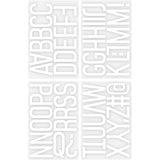 9-438 Mint Slender Polyvinyl Iron-on Letters 3"