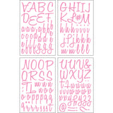 9-442 Honey Alphabet - Mint Polyvinyl 1.5 Inch Iron-on