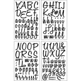 9-442 Honey Alphabet - Mint Polyvinyl 1.5 Inch Iron-on