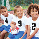 9-451 Varsity Numbers Team Pack - Black Polyvinyl 5 Inch Iron-on