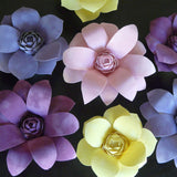 vps-p55 Eggplant Velvet Paper 12 sheets of  8 1/2" x 11"