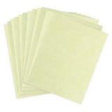 vps-p122 Mint Green Velvet Paper 12 sheets of 8 1/2" x 11"