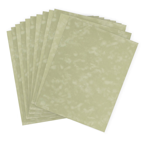 vps-p82 Asparagus Green Velvet Paper 12 sheets of  8 1/2