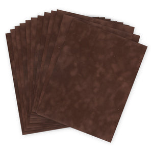vps-p15 Chocolate Velvet Paper 12 sheets of 8 1/2" x 11"