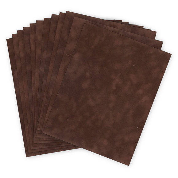 vps-p15 Chocolate Velvet Paper 12 sheets of 8 1/2