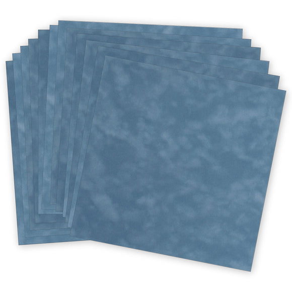 vps12-p19 French Blue Velvet Paper 12 sheets of  12