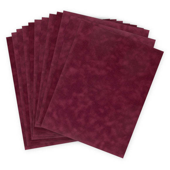 vps-p12 Wine Velvet Paper 12 sheets of 8 1/2