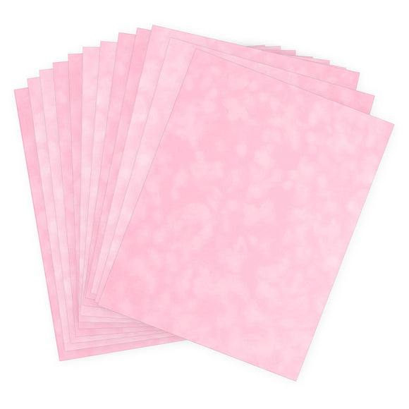 vps-p72 Bubblegum Pink Velvet Paper 12 sheets of  8 1/2