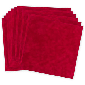 vps12-p16 Tomato Velvet Paper 12 sheets of  12" x 12"