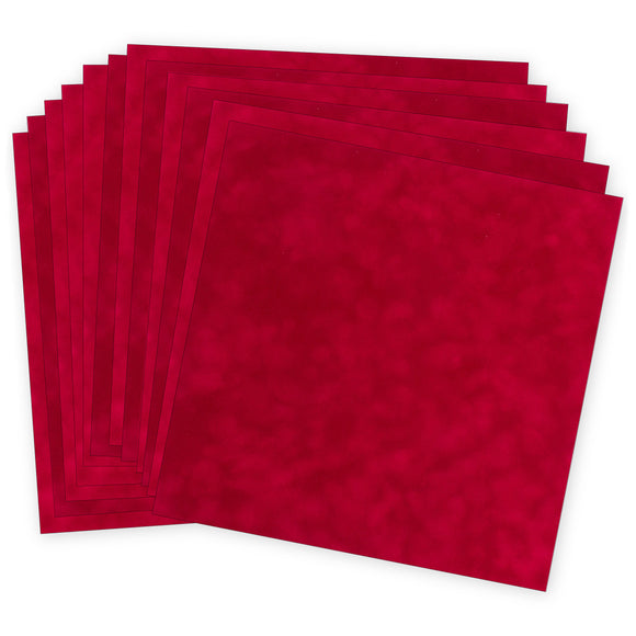 vps12-p16 Tomato Velvet Paper 12 sheets of  12