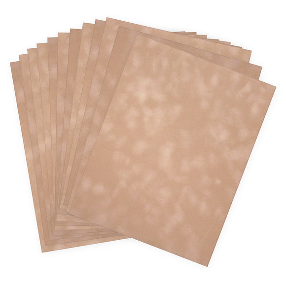 vps-p08 Camel  Velvet Paper 12 sheets of 8 1/2