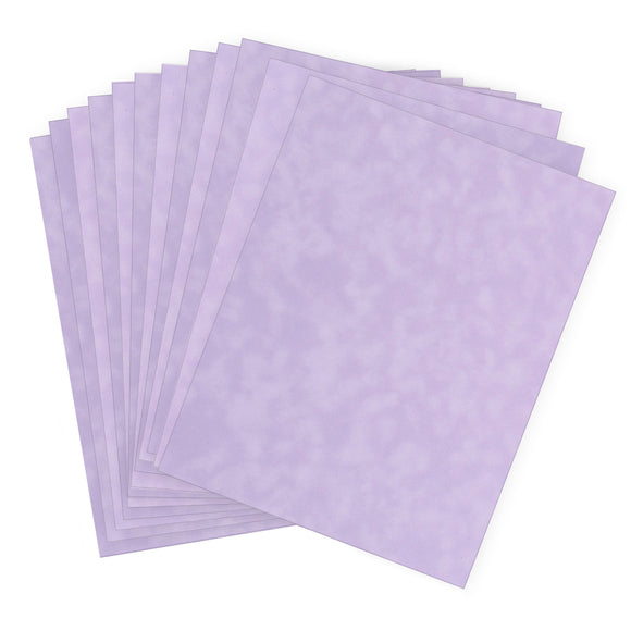 vps-p53 Lavendar Velvet Paper 12 sheets of  8 1/2