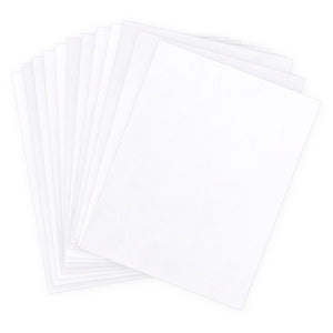 vps-p01 Coconut White Velvet Paper 12 sheets of 8 1/2" x 11"