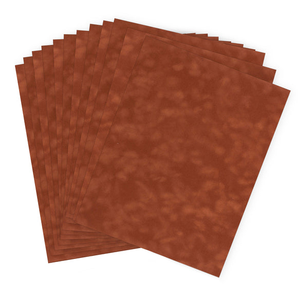 vps-p81 Nutmeg Velvet Paper 12 sheets of  8 1/2
