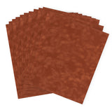 vps-p81 Nutmeg Velvet Paper 12 sheets of  8 1/2" x 11"