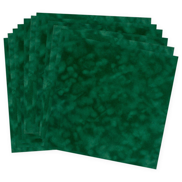 vps12-p125 Alpine Green Velvet Paper 12 sheets of  12
