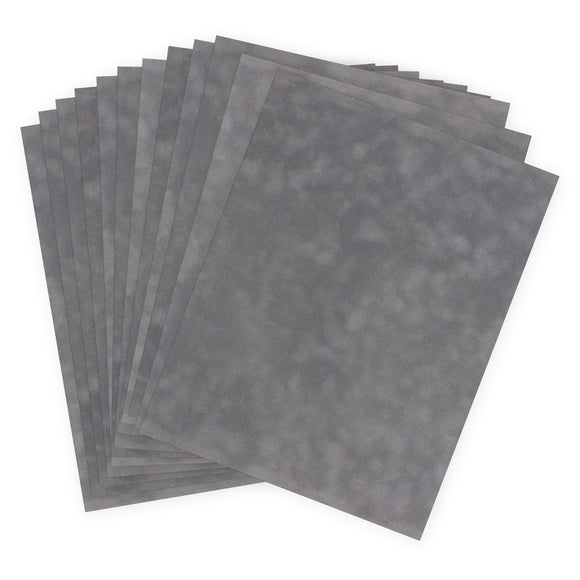 vps-p09 Charcoal Velvet Paper 12 sheets of 8 1/2