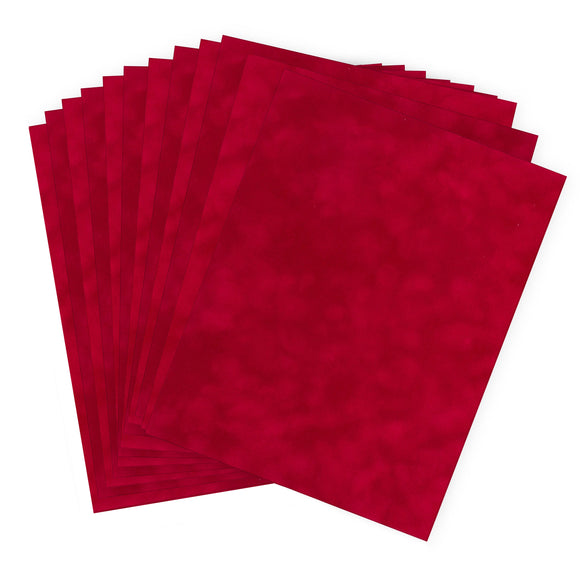 vps-p16 Tomato Velvet Paper 12 sheets of 8 1/2