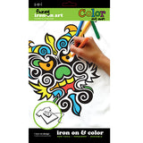9-4121 Dragon Mask - Large Color My Own Iron On Transfer